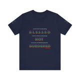 BLACK WOMAN RAINBOW UNISEX V-NECK T-SHIRT
