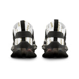 BLACK MAGIC - GOLD LETTERS MESH SNEAKERS