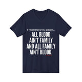 ALL BLOOD UNISEX V-NECK T-SHIRT