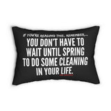 SPRING CLEANING LUMBAR PILLOW