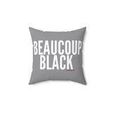 BEAUCOUP BLACK - WHITE THROW PILLOW
