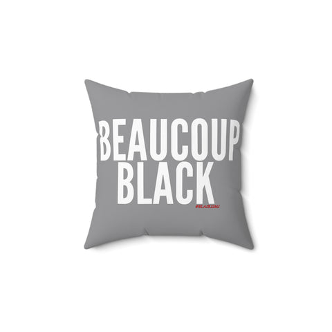 BEAUCOUP BLACK - WHITE THROW PILLOW