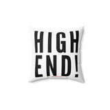 HIGH END BLACK THROW PILLOW