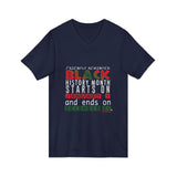 FRIENDLY REMINDER UNISEX V-NECK T-SHIRT