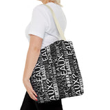 EAUX WHITE TOTE BAG