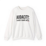 Audacity_Black UNISEX SWEATSHIRT