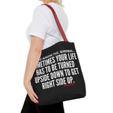 UPSIDE DOWN TOTE BAG
