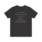BLACK MAN RAINBOW UNISEX SHORTSLEEVE T-SHIRTS