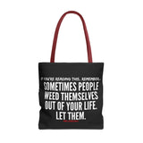 WEED THEMSELVES OUT TOTE BAG