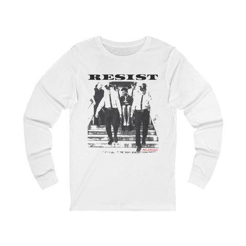 RESIST-BLACK UNISEX LONG SLEEVE T-SHIRT