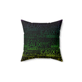 EAUX - MARDI GRAS THROW PILLOW