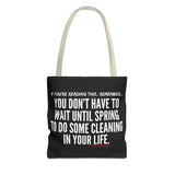SPRING CLEANING TOTE BAG