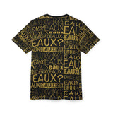 EAUX - GOLD AOP UNISEX T-SHIRT