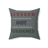 BLACK WOMAN RBG THROW PILLOW