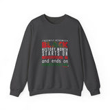 FRIENDLY REMINDER UNISEX SWEAT SHIRT