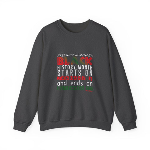 FRIENDLY REMINDER UNISEX SWEAT SHIRT