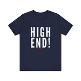 HIGH END WHITE UNISEX SHORT SLEEVE T-SHIRTS