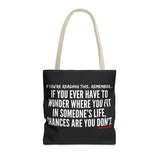 WHERE YOU FIT TOTE BAG
