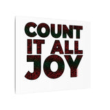 COUNT IT ALL JOY-RBG CANVAS ART