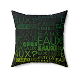 EAUX- MARDI GRAS THROW PILLOW