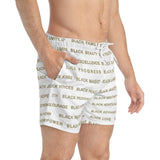 BLACK MAGIC - GOLD LETTERS SWIM TRUNKS