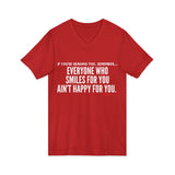 SMILES FOR YOU UNISEX V-NECK T-SHIRT