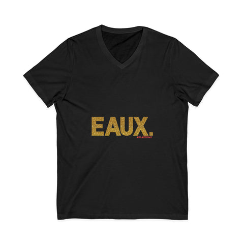 EAUX GOLD UNISEX V-NECK T-SHIRTS