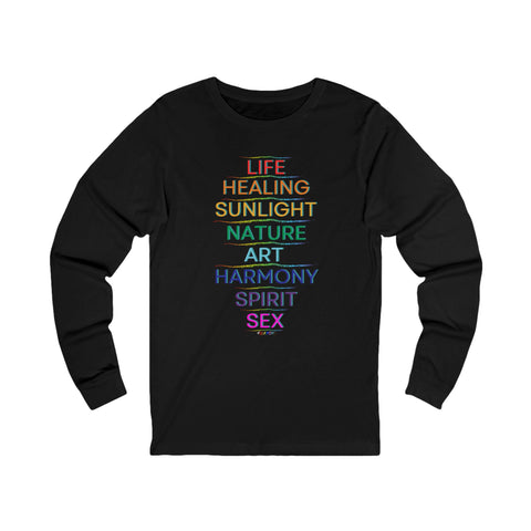 MEANING OF PRIDE UNISEX LONGSLEEVE T-SHIRTS