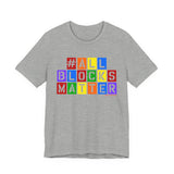 ALLBLOCKSMATTER Multi UNISEX SHORT SLEEVE T-SHIRT