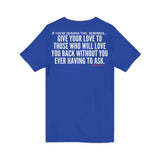 GIVE YOUR LOVE UNISEX V-NECK T-SHIRTS
