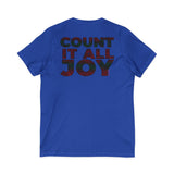 COUNT IT ALL JOY-RBG UNISE V-NECK T-SHIRTS
