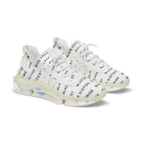BLACK MAGIC - BLACK LETTERS MESH SNEAKERS