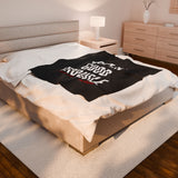 GET IN GOOD TROUBLE - WHITE PLUSH BLANKET