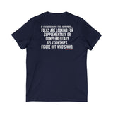 FIGURE OUT UNISEX V-NECK T-SHIRT