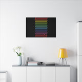 BIIIIIITCH RAINBOW CANVAS ART
