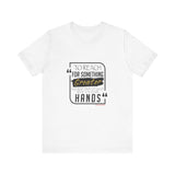 REACH FOR SOMETHING BLACK GOLD UNISEX SHORT SLEEVE T-SHIRTS