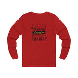 REACH FOR SOMETHING BLACK GOLD UNISEX LONGSLEEVE T-SHIRTS