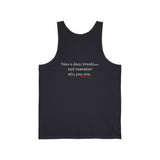 TAKE A DEEP BREATH (CLEAN) UNISEX TANK TOP