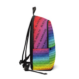 BLACK MAGIC RAINBOW BLACK  BOOKBAG