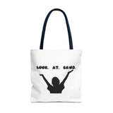 LOOK AT GAWD WHITE TOTE BAG