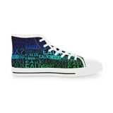 EAUX - RAINBOW HI-TOP SNEAKERS - WHITE SOLE