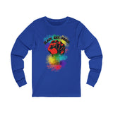 BLACK GAY PROUD FIST UNISEX LONG SLEEVE