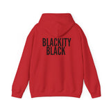 BLACKITY BLACK - BLACK UNISEX HOODIE