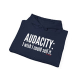 Audacity_white UNISEX HOODIE