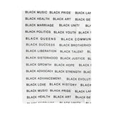 BLACK MAGIC - BLACK LETTERS PLUSH BLANKET