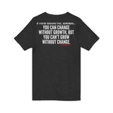 GROWTH AND CHANGE UNISEX V-NECK T-SHIRTS