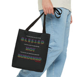 BLACK MAN RAINBOW TOTE BAG