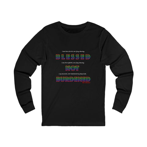 BLACK QUEER RAINBOW UNISEX LONGSLEEVE T-SHIRTS