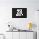 PEACE BE THE JOURNEY WHITE CANVAS ART