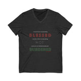 BLACK WOMAN RBG UNISEX V-NECK T-SHIRTS